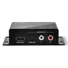"Enhance Your Media Experience with the Lindy HDMI 18G Audio Extractor - Model 38361"